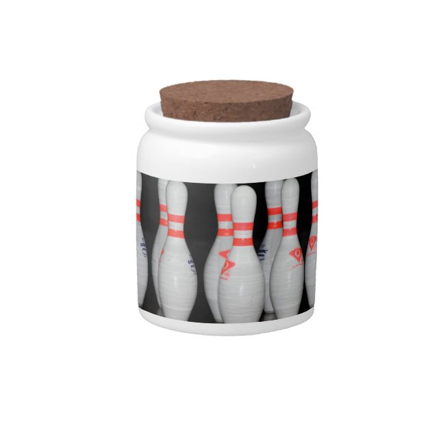 Bowling Candy Jar (Front)