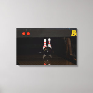 Bowling Canvas Print (Sepia)