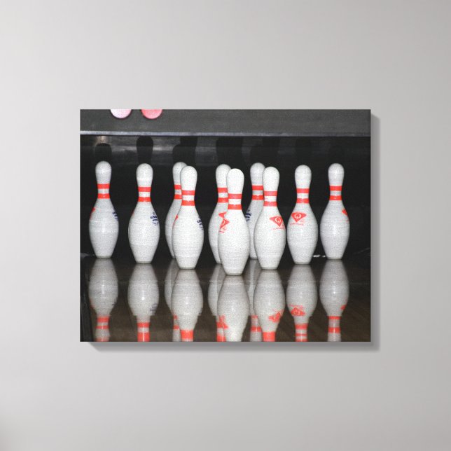 Bowling Canvas Prints (Front)
