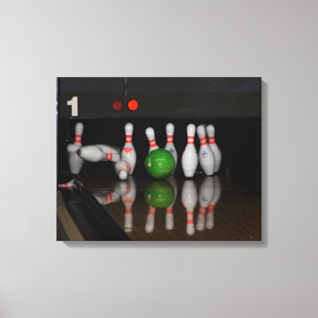 Bowling Canvas Prints (Front)