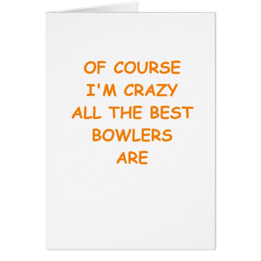 bowling cards (Front)