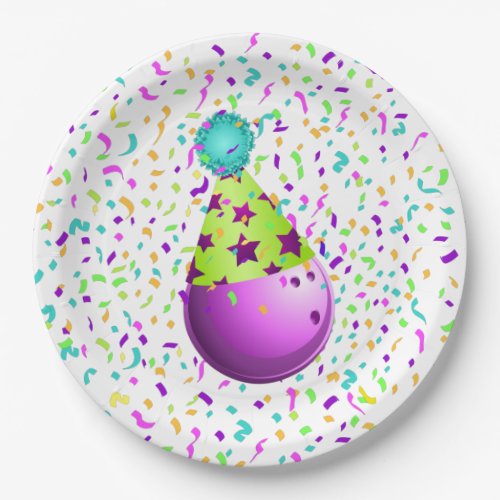 Bowling Celebration Paper Plate