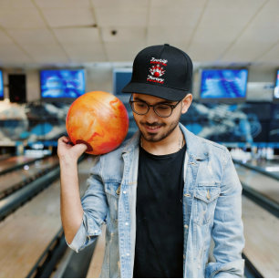 Bowling Cheaper Than Therapy And They Serve Beer Snap Back Hat