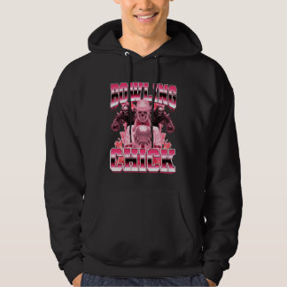 Bowling Chick Bowler 90s Bootleg Style Hoodie