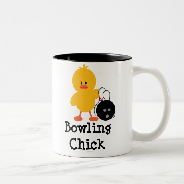 Bowling Chick Mug (Right)