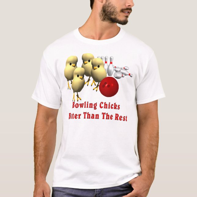 Bowling Chicks T-Shirt (Front)