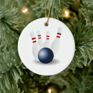 Bowling Christmas Ornament