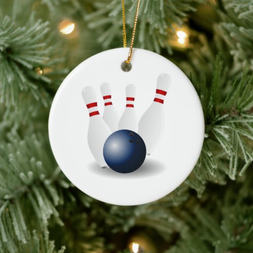 Bowling Christmas Ornament