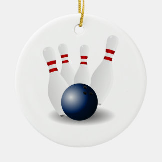Bowling Christmas Ornament