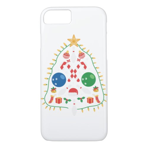 Bowling christmas tree   iPhone 87 case