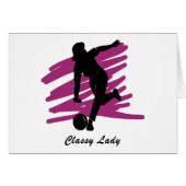 Bowling: Classy Lady Bowler (Front Horizontal)
