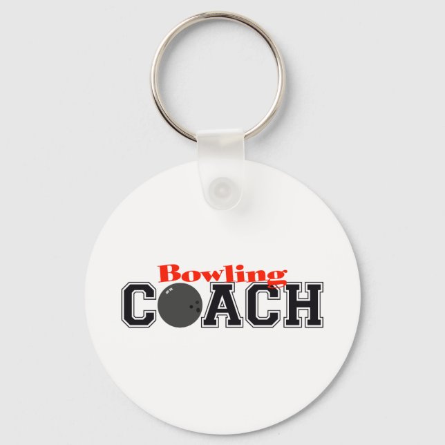 Bowling Coach Keychain (Front)