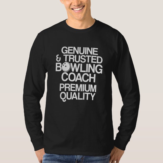 Bowling Coach Player Team Instructor   14 T-Shirt (Front)