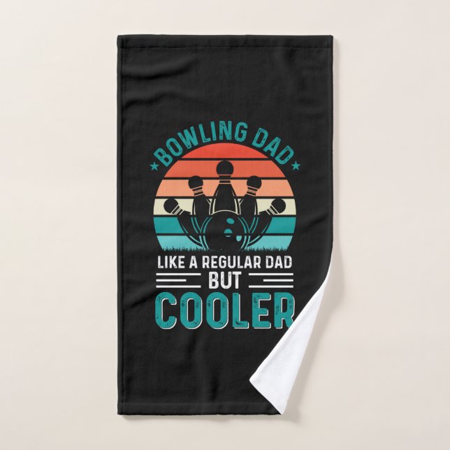 Bowling Dad Hand Towel (Hand Towel)