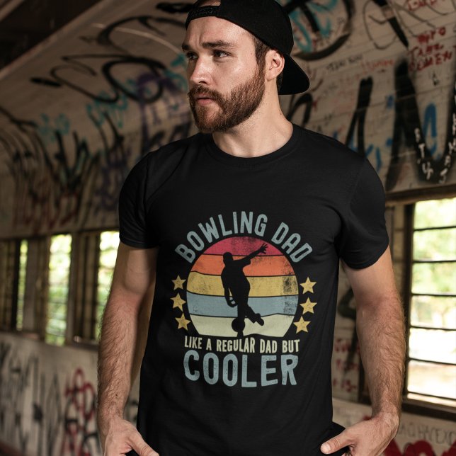 Bowling Dad Like a Regular Dad But Cooler T-Shirt (Creator Uploaded)