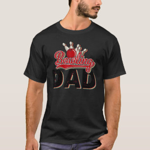 Bowling Dad Retro Vintage Father's Day Sport T-Shirt
