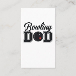 Bowling Dad Vintage Engraving Shirt Design_1 Business Card