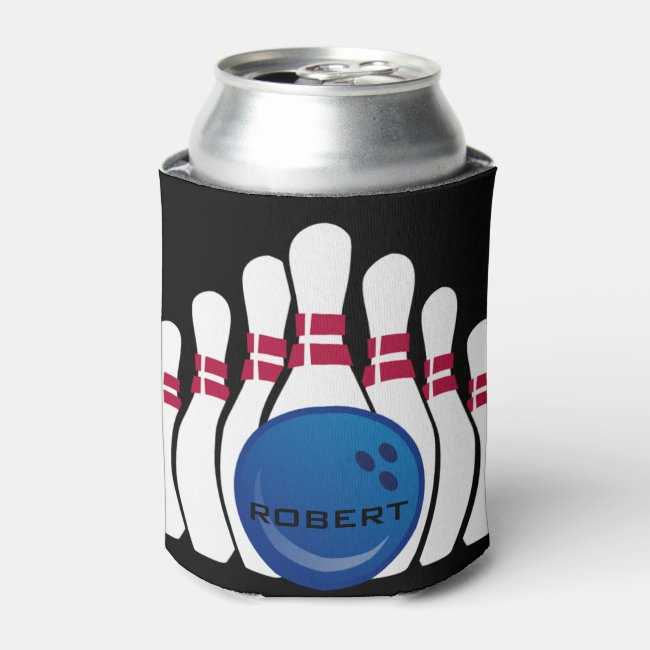 Bowling Design Can Cooler