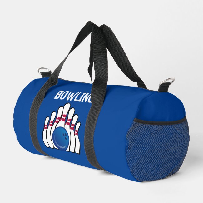 Bowling Design Duffel Bag