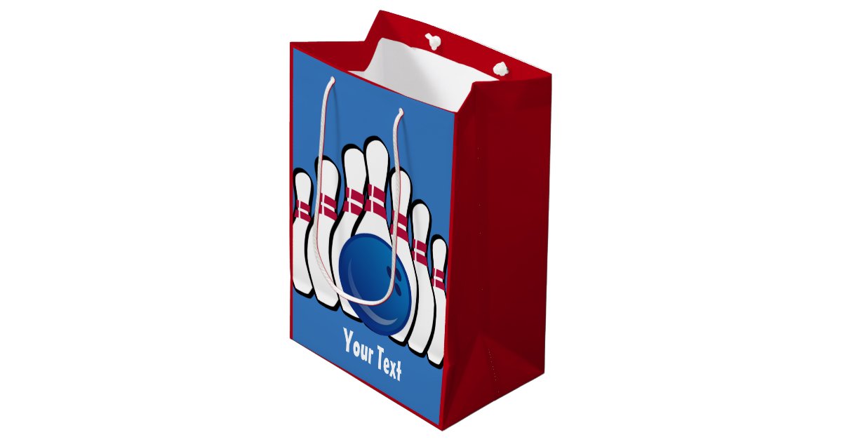 Bowling Design Gift Bag Zazzle