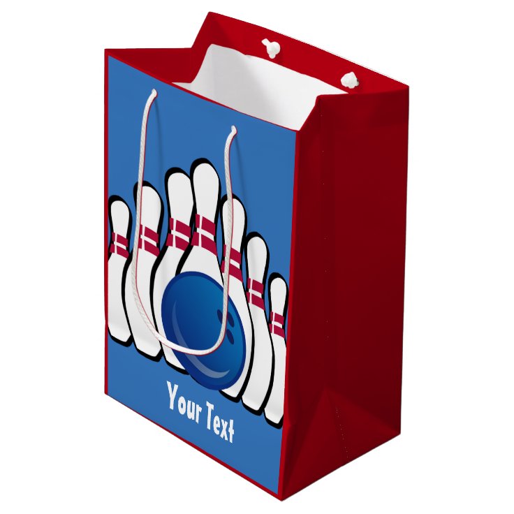 Bowling Design Gift Bag Zazzle