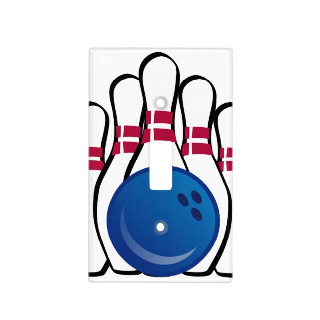 Bowling Design Light Switch Cover (Front)
