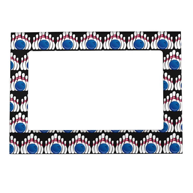 Bowling Design Photo Frame Zazzle