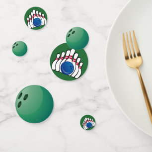 Bowling Design Table Confetti