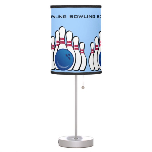 Bowling Design Table Lamp Shade (Left)