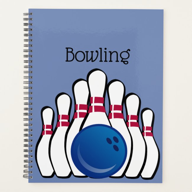 Bowling Design Weekly/Monthly Planner