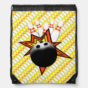 Bowling Drawstring Backpack