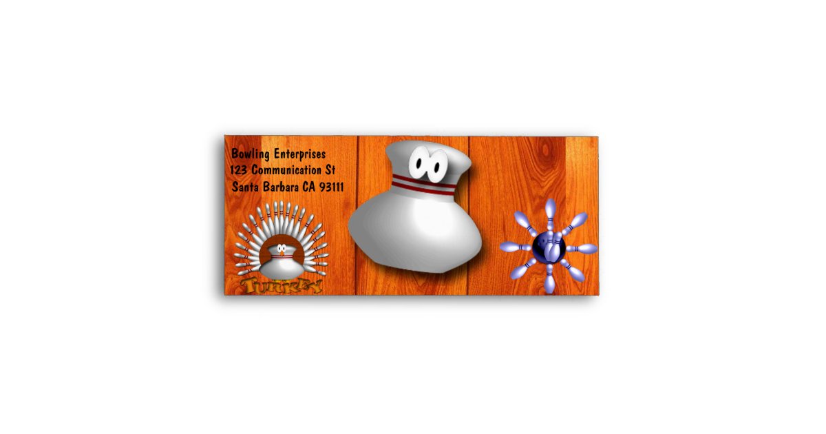Bowling Enterprises Envelope | Zazzle.com