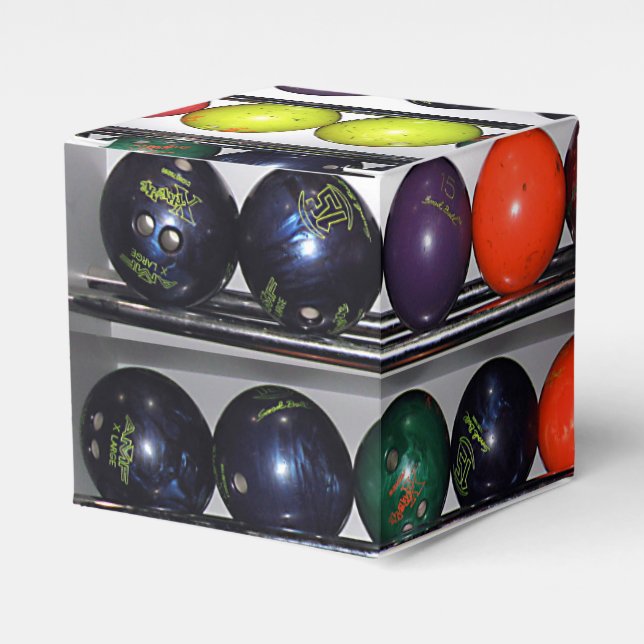 Bowling Favor Box (Front Side)