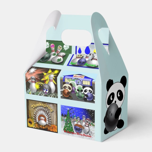 Bowling Favor Boxes (Front Side)
