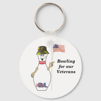 Bowling for our Veterans Keychain