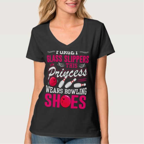 Bowling  For Women Girls Kids Mom Wife T_Shirt