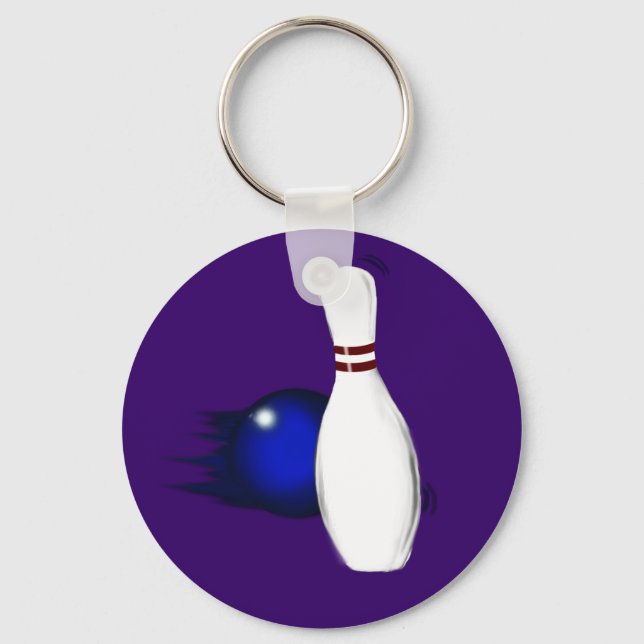 BOWLING Gear for Bowlers Collection Keychain (Front)