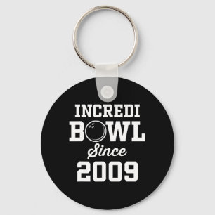 Bowling Gift for 13 Year Old Bowler 2009 13th Birt Keychain