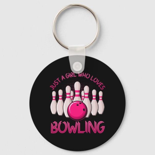 Bowling Gift For Girls Women Bowling Game Bowlers Keychain