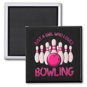 Bowling Gift For Girls Women Bowling Game Bowlers Magnet