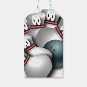 bowling gift tags
