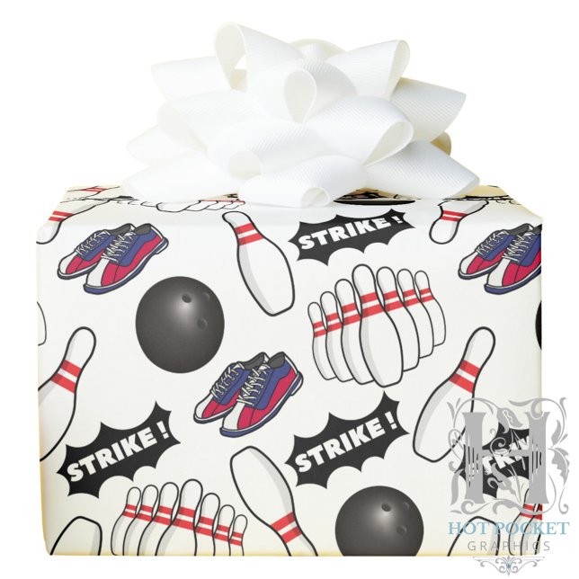 Bowling Gift Wrapping Paper (Creator Uploaded)