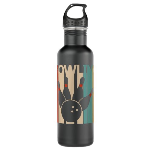 Bowling  Gifts for Bowling player gift Bowling Spo Stainless Steel Water Bottle