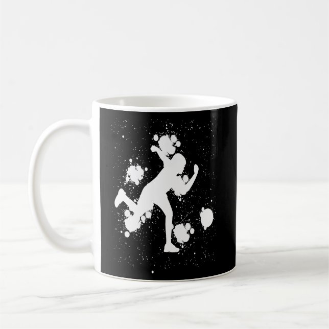Bowling Girl Ball Pin Bowler Strike Bowling Fanati Coffee Mug (Left)