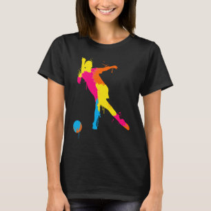 Bowling Girl Ball Pin Bowler Strike Team Bowling A T-Shirt