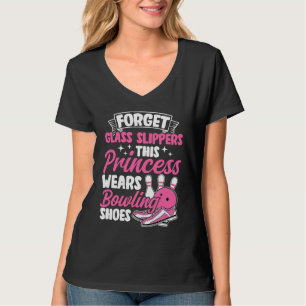 Bowling Girl Princess Pin Bowler Strike Team Bowli T-Shirt