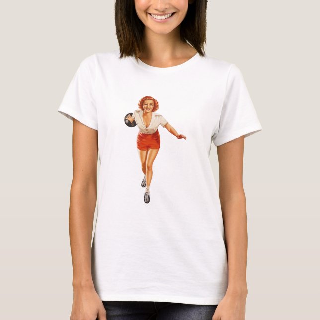 bowling girl T-Shirt (Front)