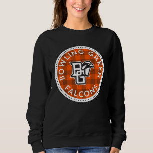 Bowling Green BGSU Falcons Plaid Badge Sweatshirt