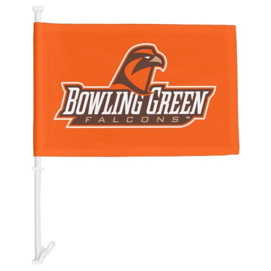 Bowling Green State University Gartenflagge Falcons BGSU - 100% Polyester, Doppelseitig Bedruckt