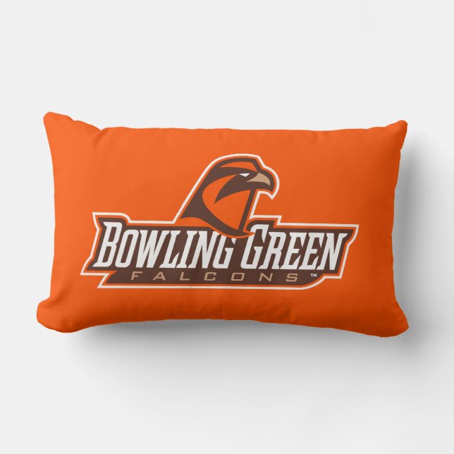 Bowling Green Falcons Lumbar Pillow (Front)